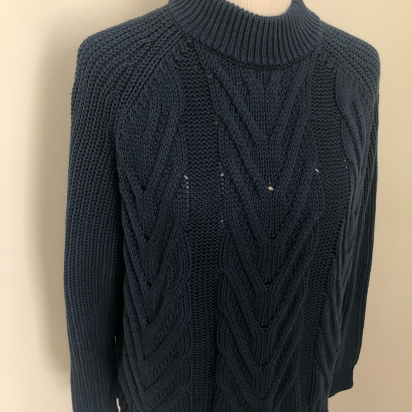 NWT J. Crew cable knit sweater - Picture 4 of 4